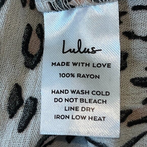 LULUS Leopard Print Maxi Slip Dress Spaghetti Straps- Pockets- V-Necks - M - Picture 13 of 14